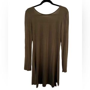 Free People long sleeve tunic - wear w deep v in back or front